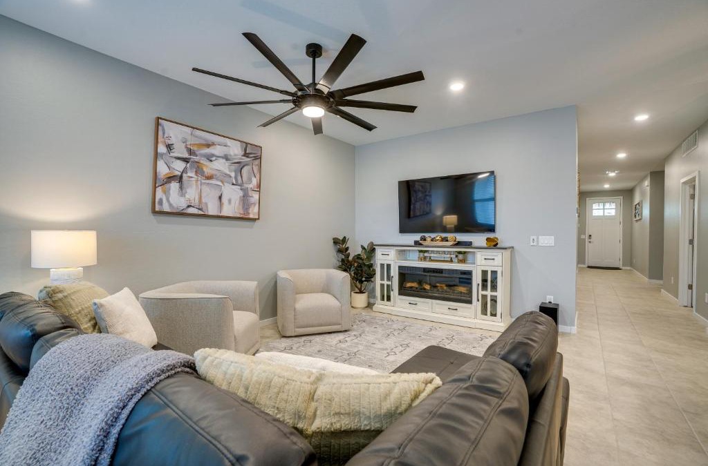 Maricopa County House | Buckeye Verrado Area Home with Pergola and Fire Pit