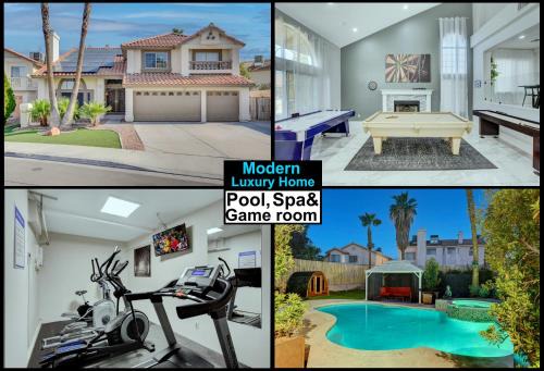 Green Valley North House | Buddha Play Modern with Pool & Spa Sauna Near Vegas strip