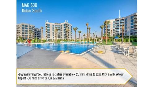 Dubai Apartment | Budget-friendly 2bd Near Expo With A Huge Pool