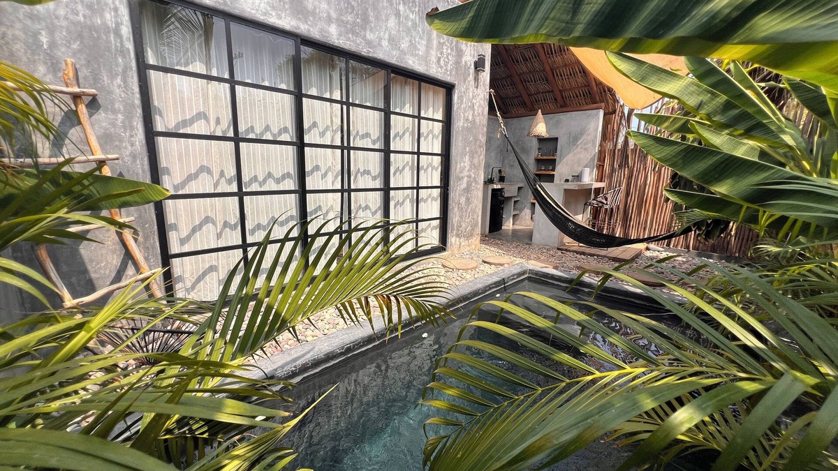 Troncones House | Bungalow GAIA - Private pool STARLINK high speed Internet (Petfriendly)
