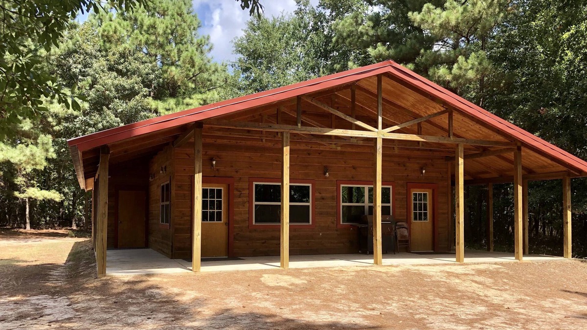 Athens Cabin | Bunk Room 1 / Campbell Cabin. Stay and Play on a Private Campground!