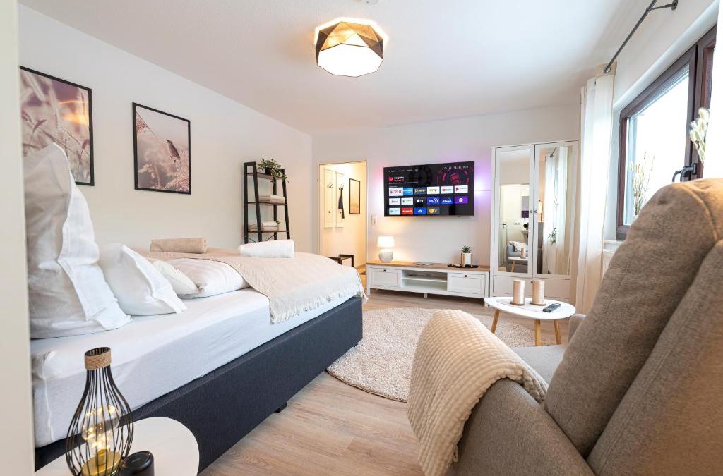 Crailsheim Apartment | Business Apartment für 2 - Küche - Parkplatz - Netflix