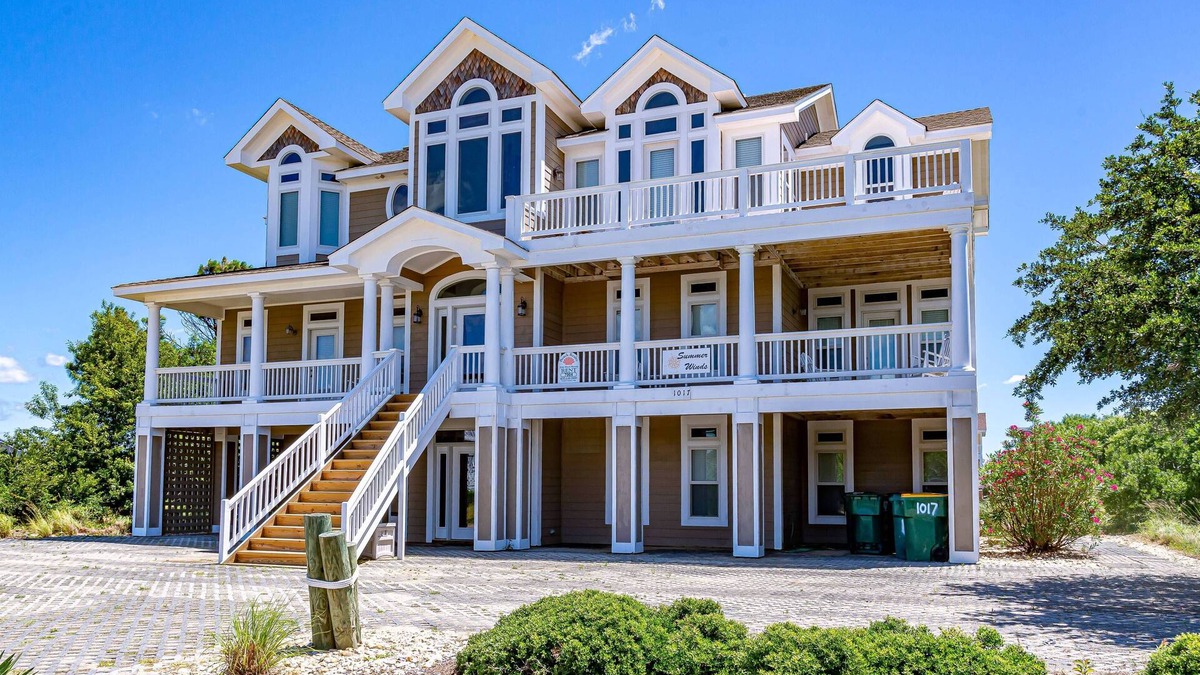 Whalehead Beach House | C7004 Summer Winds. Elevator, Pool, Hot Tub, Media & Rec Room!