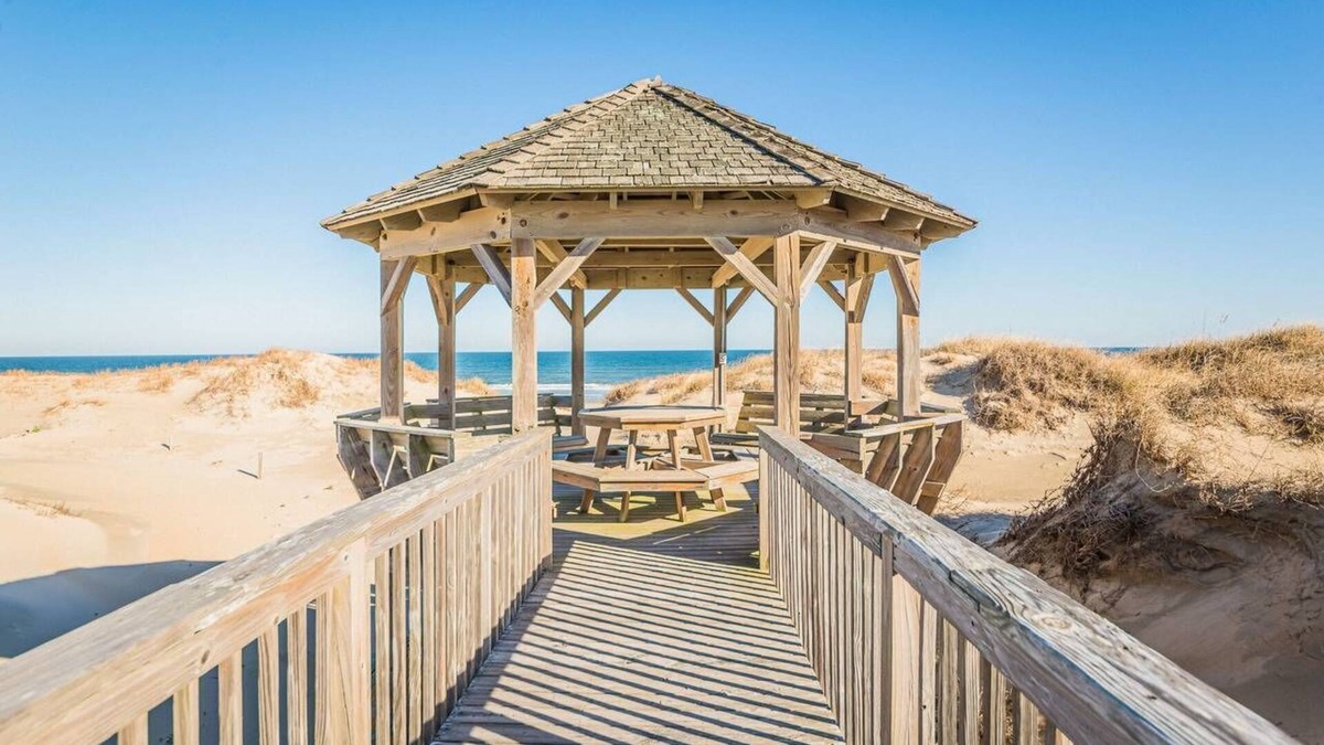 Carova Beach House | C9039 Bear Inn OBX. 4X4 Area, Wild Horses, Oceanfront, Hot Tub!