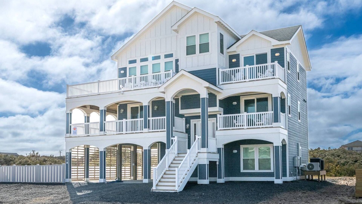 Carova Beach House | C9258 Carova Time. Wild Horses, 4X4 Area, Pool, Hot Tub!