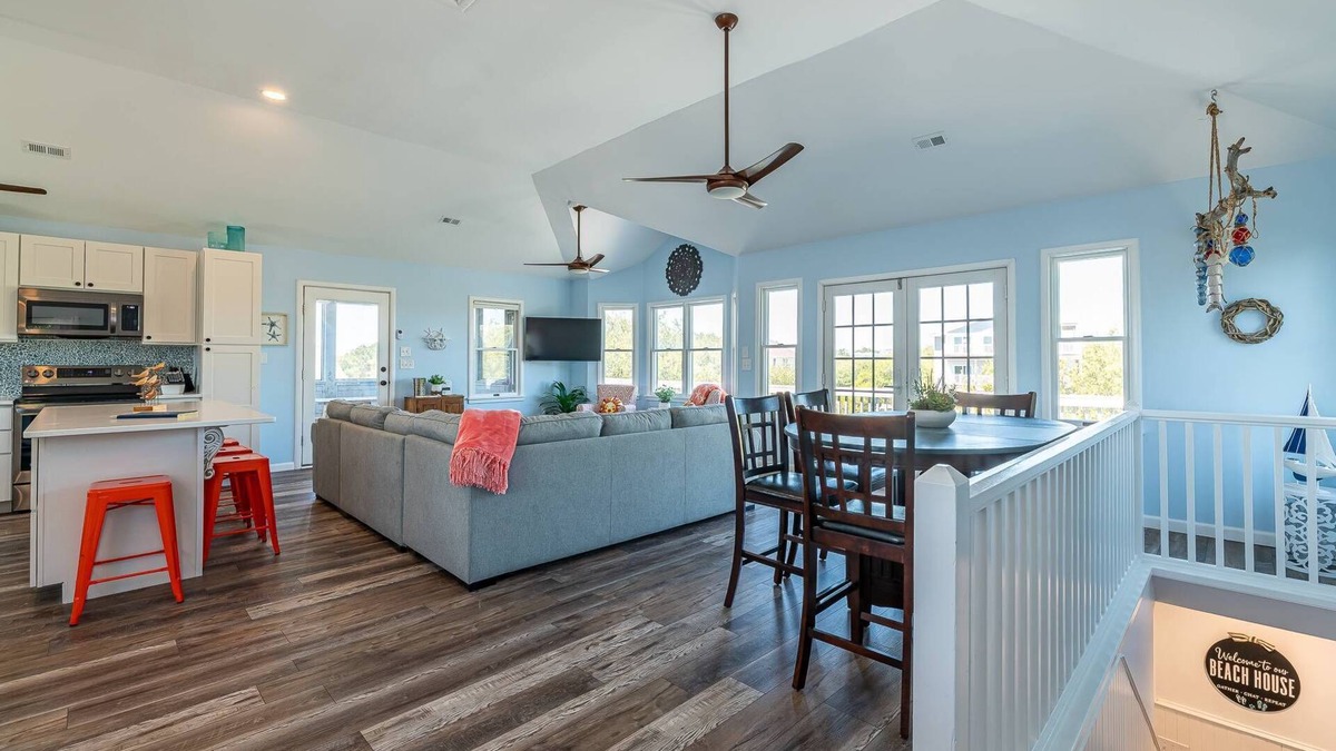 Carova Beach House | C9431 Sea Stars. Canalfront, 4X4 Area, Boat Ramp, Dock!