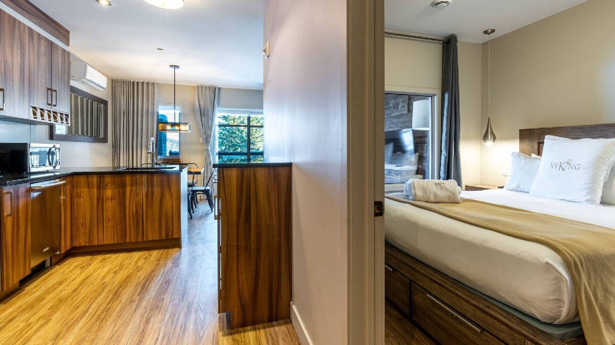 Sainte-Marguerite-du-Lac-Masson Apartment | The Viking Resort & Marina is a resort located in the Laurentians region.