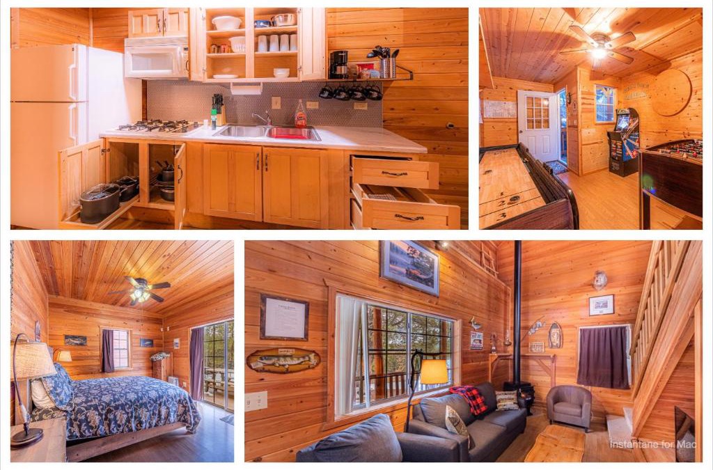 Christopher Creek Resort | Cabin #4 The Wolves Den - Pet Friendly- Sleeps 6 - Playground & Game Room