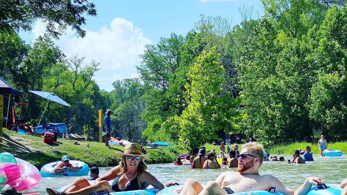 Prairie Lea Cabin | Cabin at Son's Blue River Camp! Stay here & enjoy the gorgeous San Marcos River!