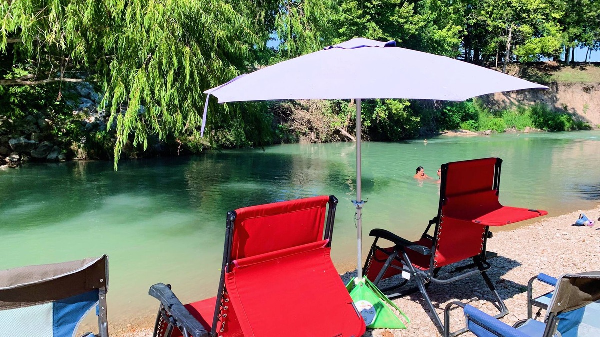 Prairie Lea Cabin | Cabin at Son's Blue River Camp! Stay here & enjoy the gorgeous San Marcos River!