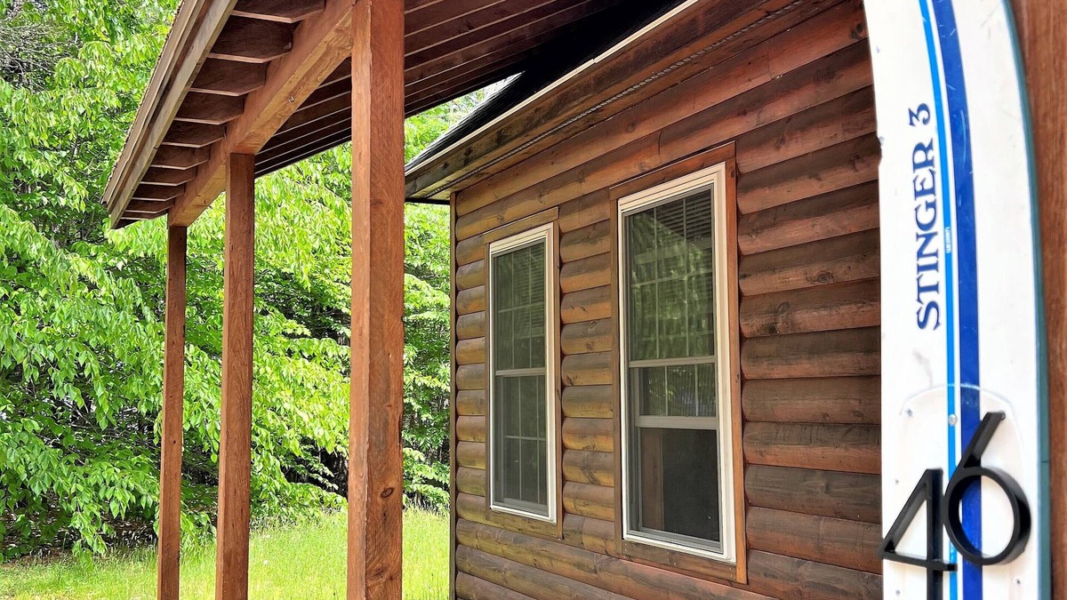 Bridgton Cabin | Cabin between Two Lakes -Private Beach on Moose Pond Minutes to Pleasant Mt Ski