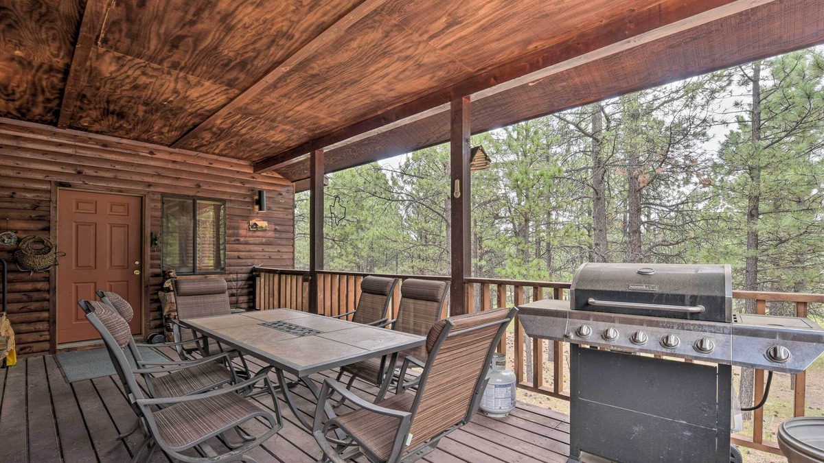 Angel Fire Cabin | Cabin in the Woods 6 Mi to Angel Fire Resort!