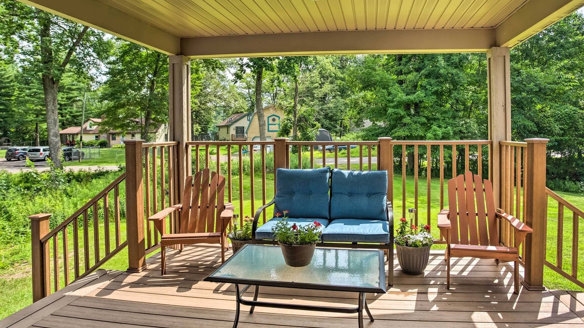 Balsam Lake Cabin | Cabin w/Dock & Porch Across from Balsam Lake