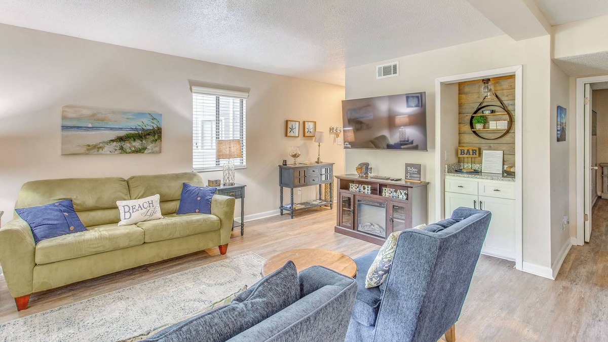 Calabash Condo | Calabash Condo: Close to Coast & Fishing