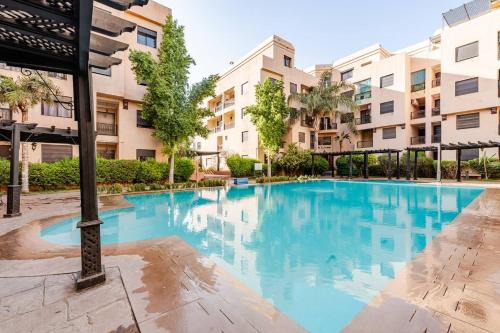 Gueliz Apartment | Calme & moderne - Piscine - Balcon - 2 SDB
