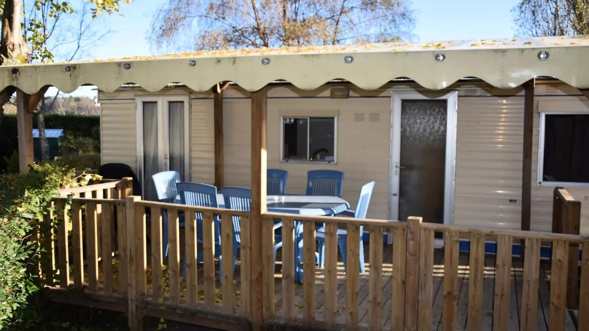 Saint-Bonnet-le-Chateau House | Camping de la Belle Etoile * - Mobile home Ontario 2 bedrooms Terrace 4 people