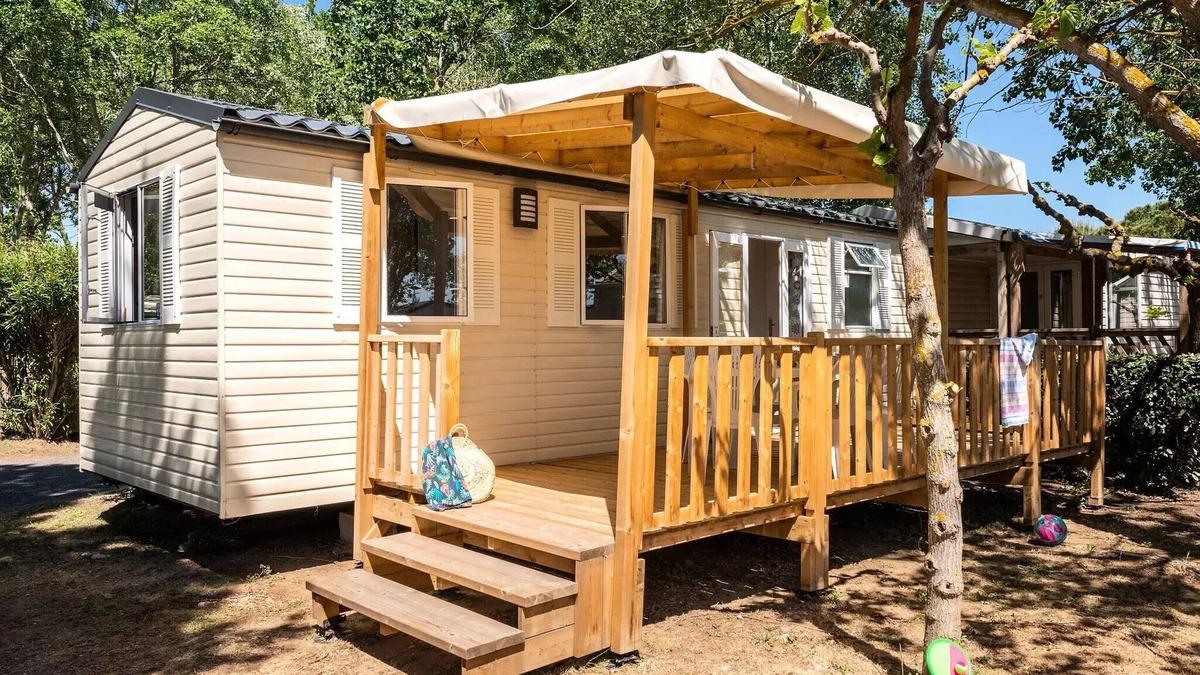 Saint-Florent House | Camping Kalliste * - 3-room Comfort mobile home for 4 people with air conditioning