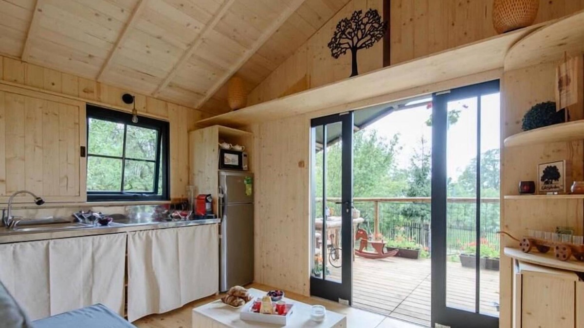 Saint-Cirq-Lapopie House | Camping La Truffière *** - Deluxe Family cabin on stilts for 5 people