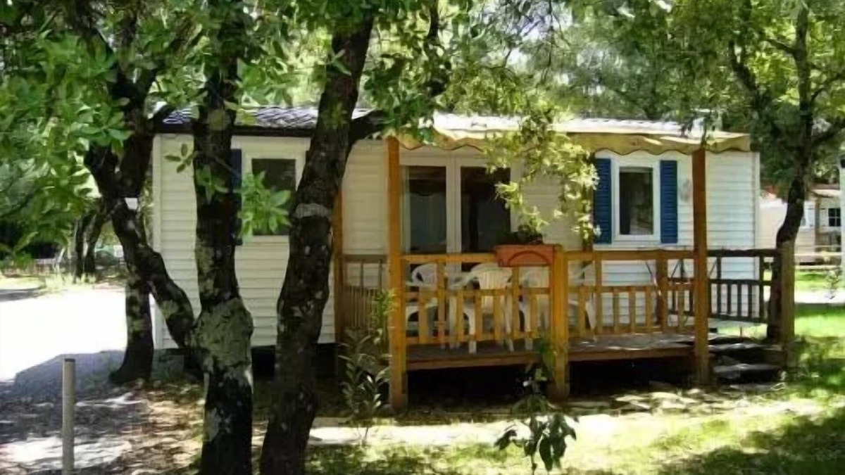 Saint-Maurice-d'Ibie House | Camping Le Sous Bois * - O'Hara mobile home 3 rooms 4/6 people