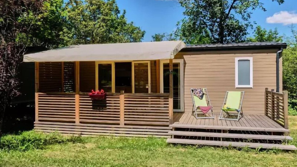 Recoubeau-Jansac House | Camping maeva Escapades Le Couriou * - Premium Mobile Home 3 Rooms 4 People Air Conditioned + TV