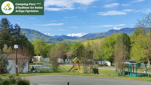 Montjoie-en-Couserans Other | Camping Parc d'Audinac les Bains 3 étoiles - Piscine chauffée - Vue montagne