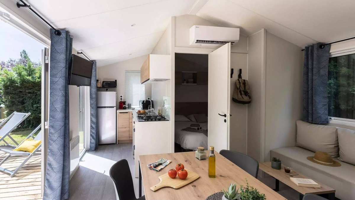 Doussard House | Camping Romanée La Ferme de la Serraz* - Mobile Home Premium 3 rooms 4 people