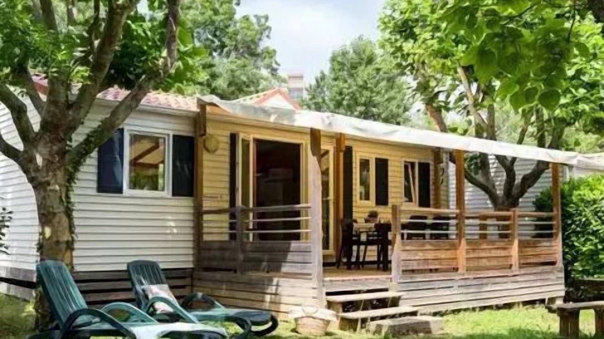 Privas House | Camping Sandaya Les Jardins De Privas **** - Mobile home for 6 people