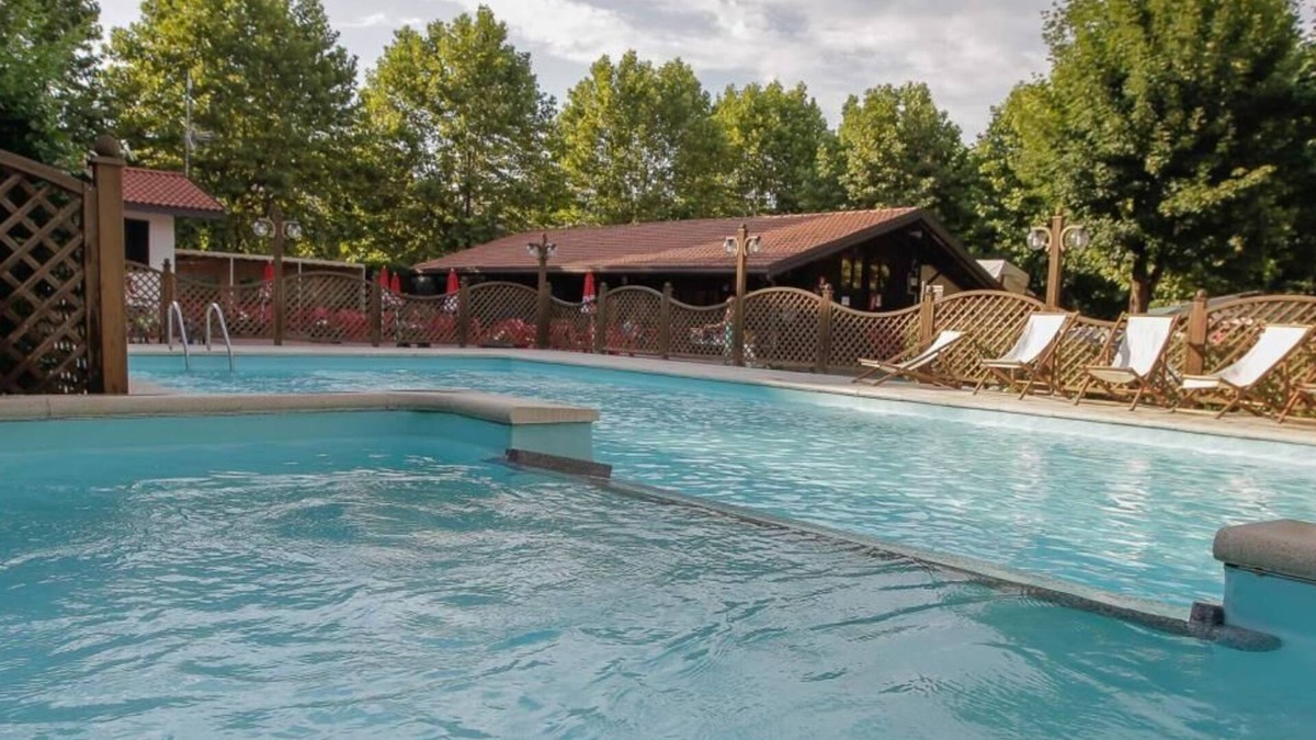 Barza House | Camping Smeraldo Dormeletto Mobilehome Luxury with lake view for 4 people