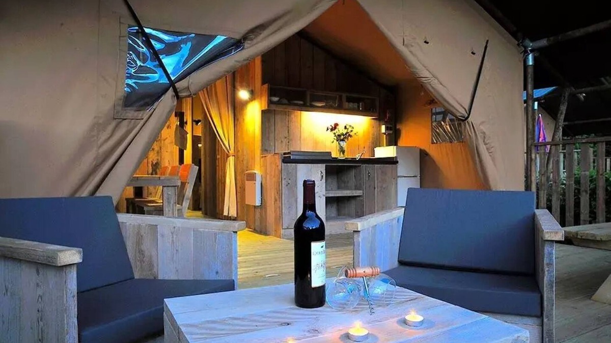 Pezuls House | CAMPING THE FORET * - Woody Lodge with bathroom 4 people