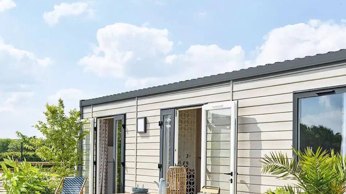 Millau House | Campsite Flower Saint Lambert* - NEW/MH Grand Large Louisiana Premium mobile home 34 m² (3 bedrooms-6 people) - covered terrace + TV + LV + P 6 people