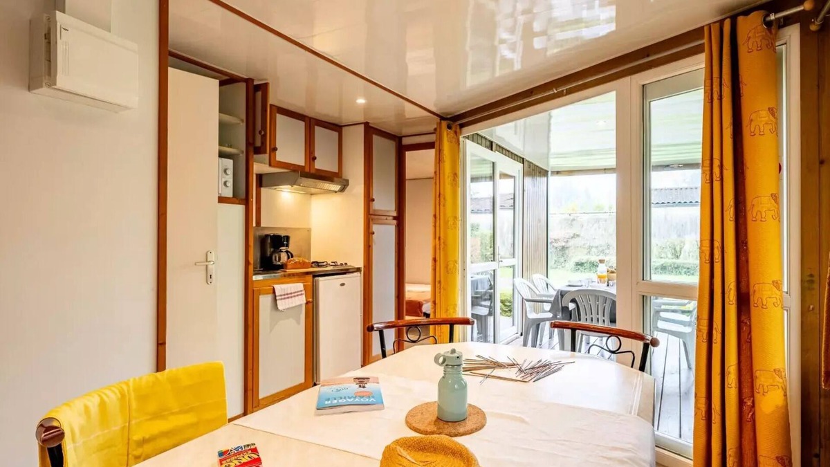 Badefols-sur-Dordogne Ski Chalet | Campsite maeva Getaways Les Bö-Bains * - Chalet Motel 3 Rooms 4/6 People Air-conditioned 2 SdB