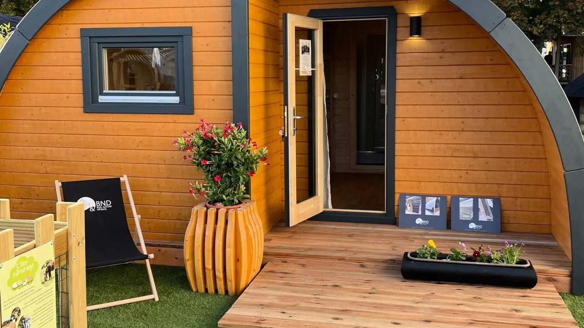 Huelgoat Ski Chalet | Campsite La Rivière d'Argent * - Double Pod - 30m2 - 2 bedrooms 4pers 4 people