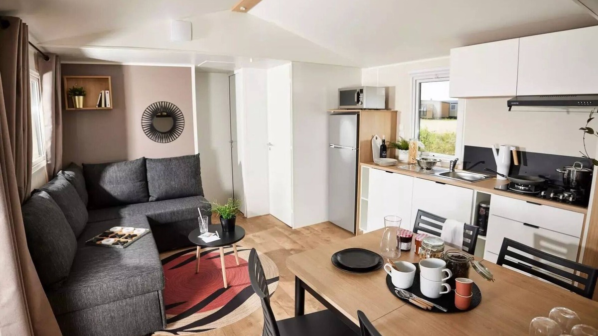 Saint-Maximin House | Campsite Le Pré des Moines * - Mobile home BAMBOU + 3 bedrooms 2 to 7 people - 2 people included in the price