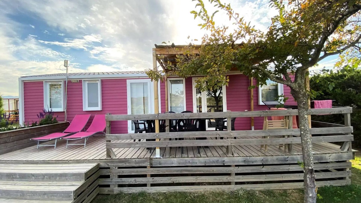 Le Boulou House | Campsite Mas Llinas * - Mobile home Luxury 40 m2 3 bedrooms 2 wc/2 bathrooms - Air conditioning/Dishwasher 6 people