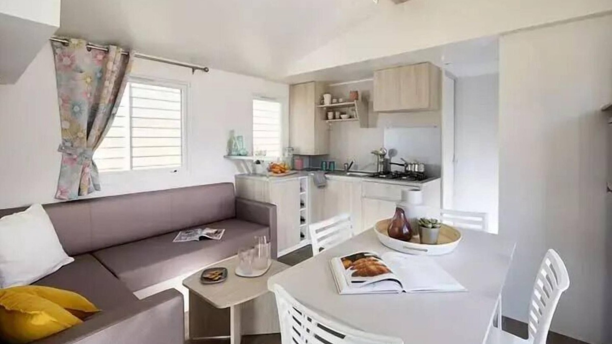 Saint-Florent House | Campsite U Pezzo* - Premium air-conditioned mobile home 4 rooms 6/8 people