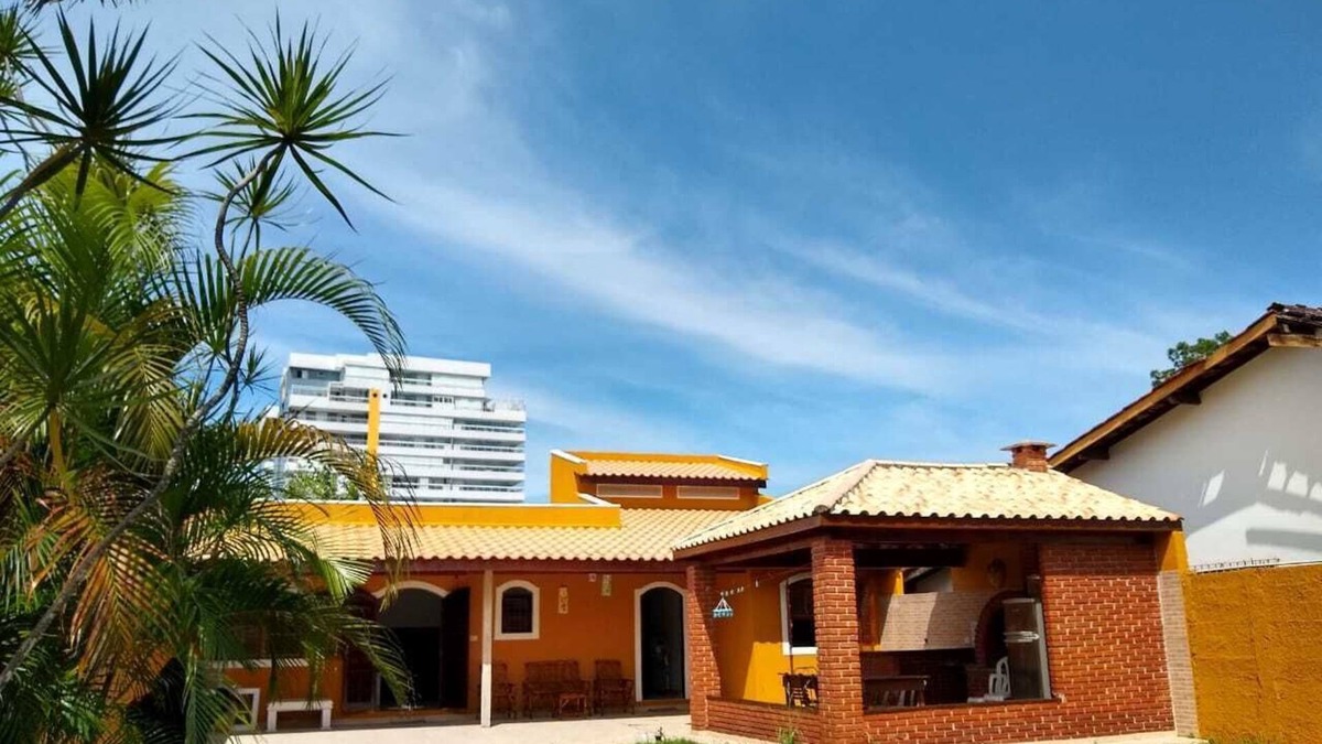 Jardim Neptunia House | Canton of Indaiá in Bertioga, less than 1 minute from the beach!