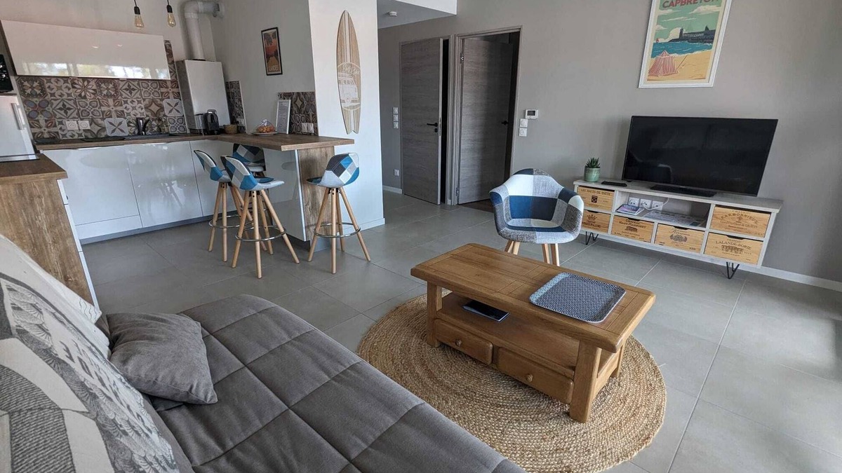 Capbreton Apartment | Capbreton, next to the port, superb new apartment with large terrace