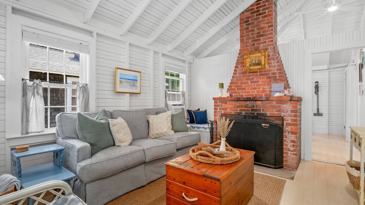 Brewster Cottage | Cape Cottage, water views, 2bdrms, 1bth, screened porch, window AC units, steps to beach!