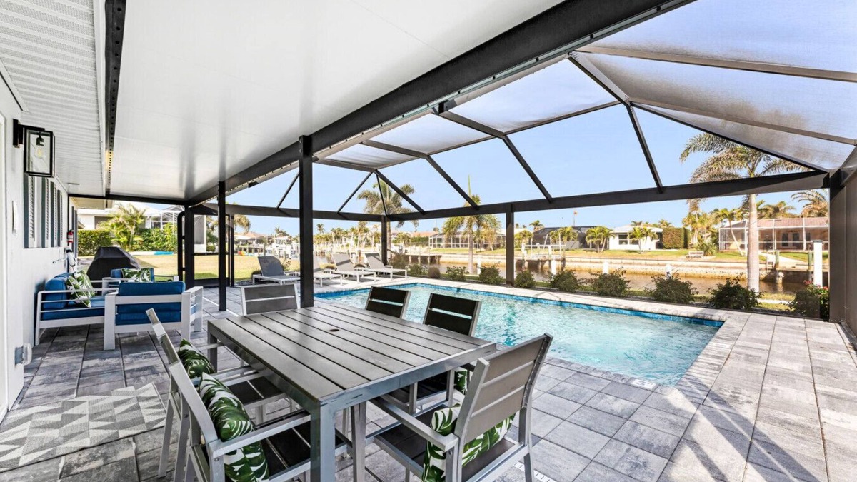Punta Gorda House | Capri- Waterfront Retreat | Pool-Dock-Bikes-Kayaks