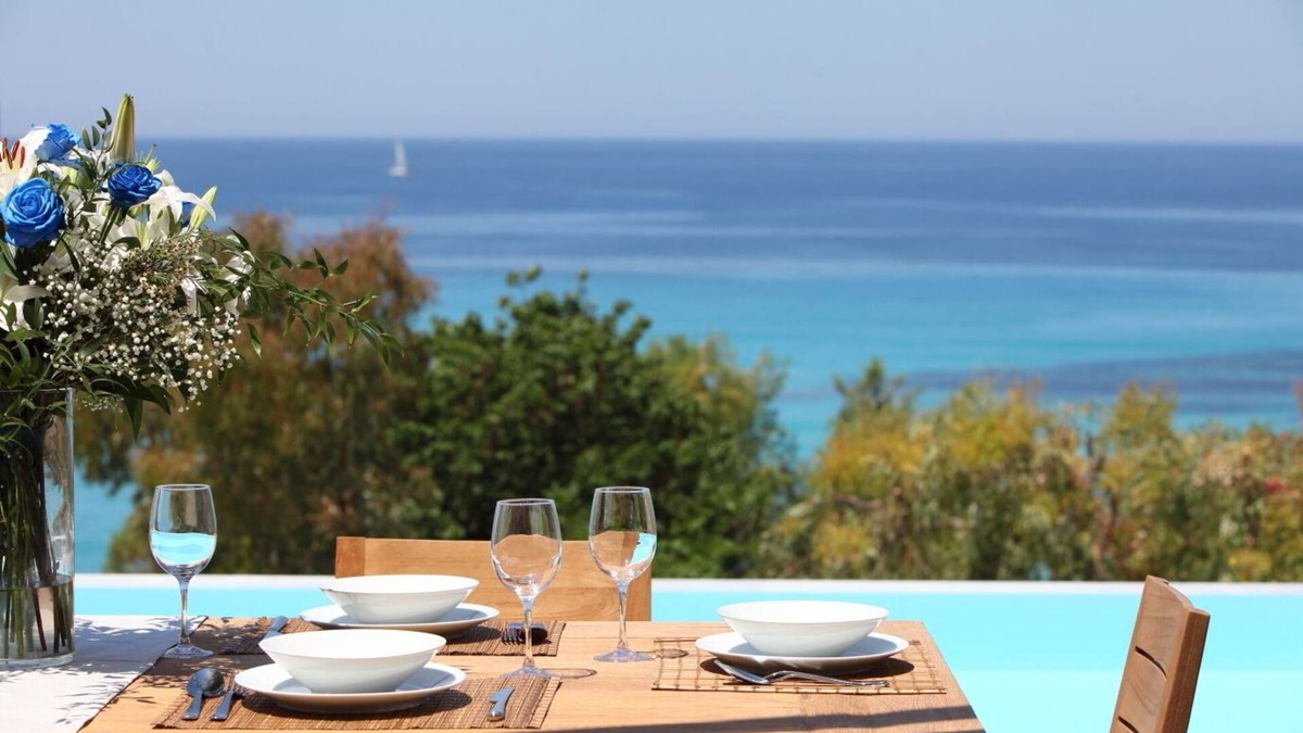 Agios Nikitas Villa | Capro- New 3-bedroom villa with private pool and stunning view!