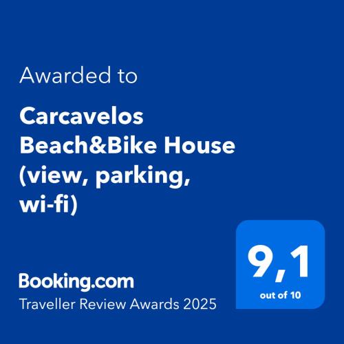 Cascais Apartment | Carcavelos Beach&Bike House (view, parking, wi-fi)