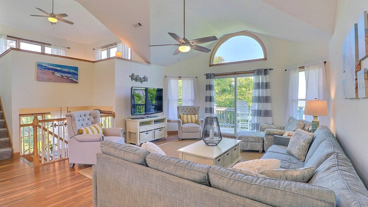 Monteray Shores House | Carolina Sunset* Soundfront* Dock * Views* Dogs Ok