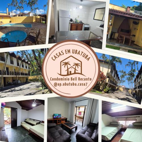 Umuarama House | Casa 6 em Condomínio com 2Quartos 1Mezanino Wifi Piscina Churrasqueira