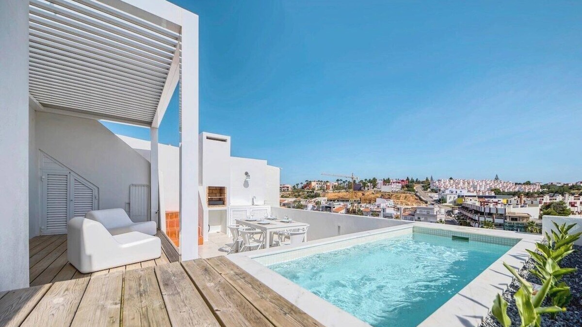 Ferragudo Ski Chalet | Casa Alba - Luxury townhouse in Ferragudo with plunge pool