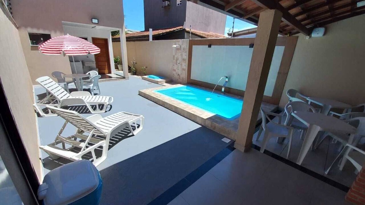 Estancia Monazetoca House | Casa Duplex Climatizada com Piscina Para 8 Pessoas