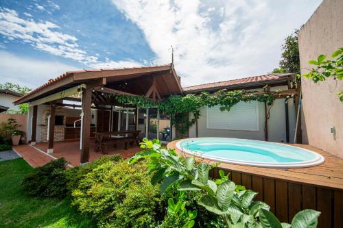 Campeche Sul House | Casa Charmosa com Piscina no Campeche UD4474