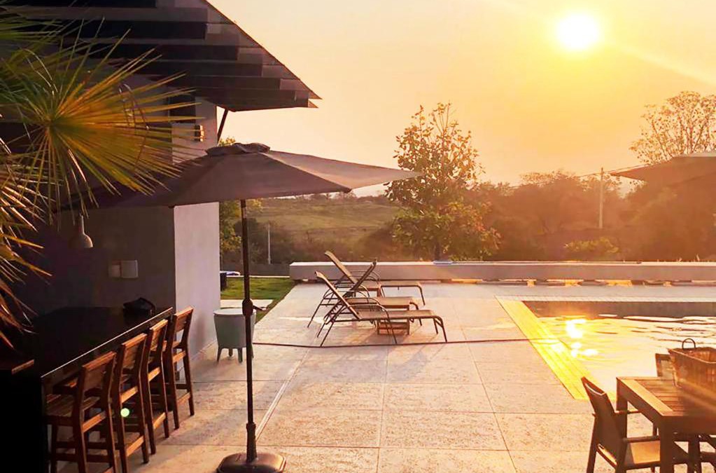 Itu House | Casa com piscina aquecida e churrasqueira em Itu
