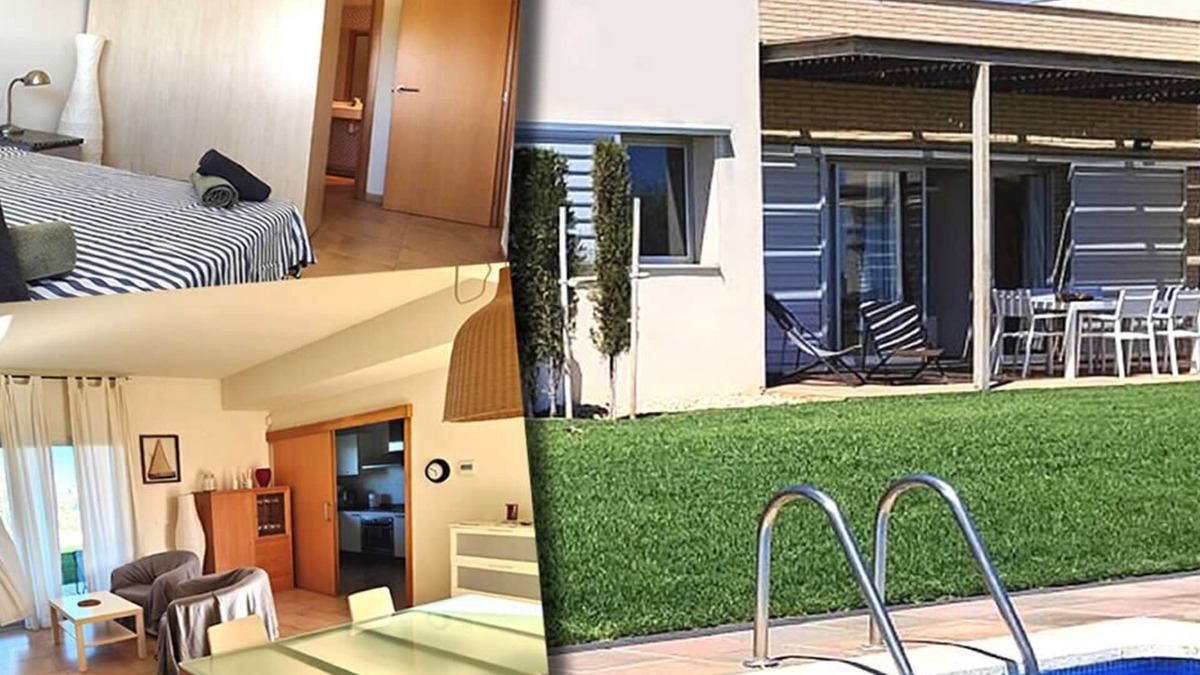 L'Ampolla House | Casa de una Sola Planta con Gran Terraza y Piscina, Confortable y Tranquila