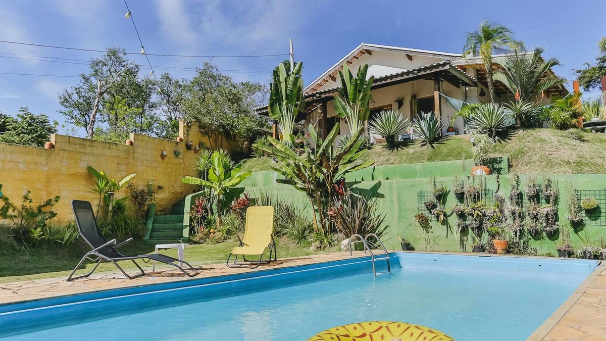Mairinque House | Casa em Mairinque com Piscina e Área Verde