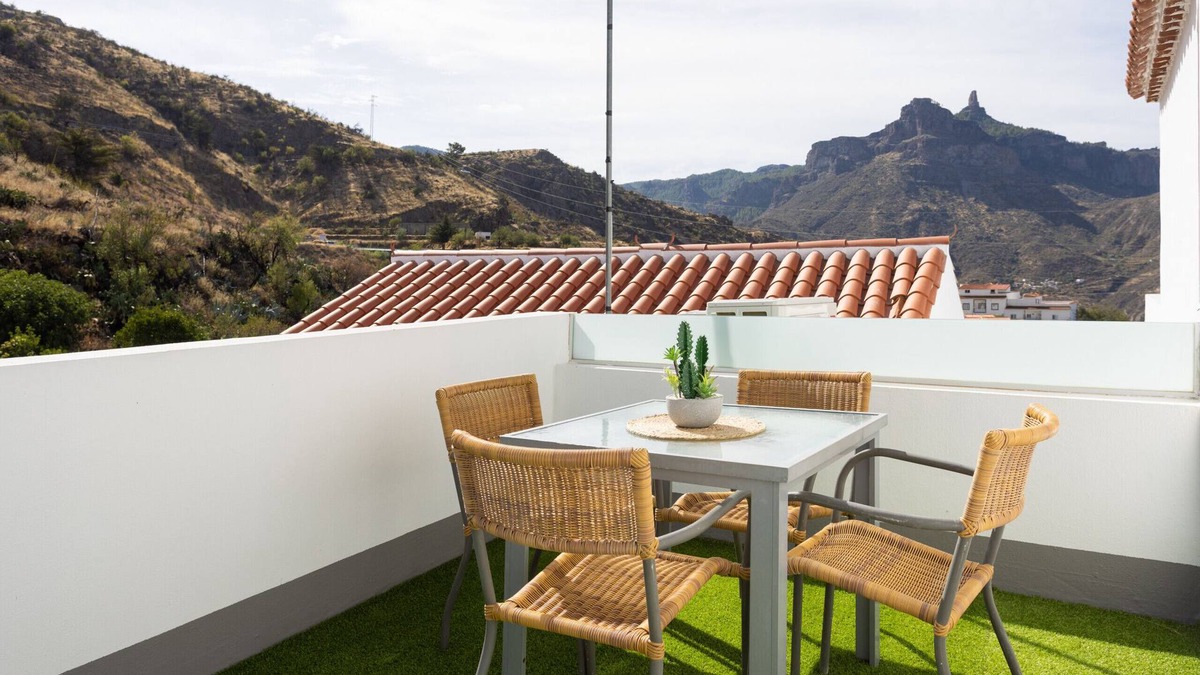 Tejeda Apartment | Casa Evaristo with Roque Nublo view